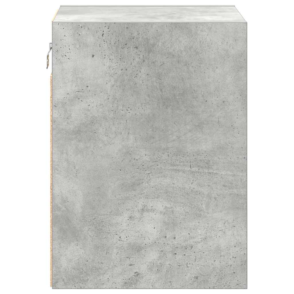 Garage wandkast betongrijs bewerkt hout is nu te koop bij PeponiXL, paradijselijk wonen!