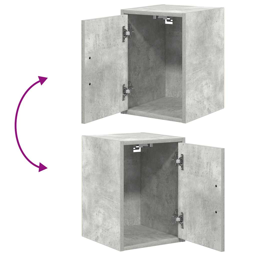 Garage wandkast betongrijs bewerkt hout is nu te koop bij PeponiXL, paradijselijk wonen!