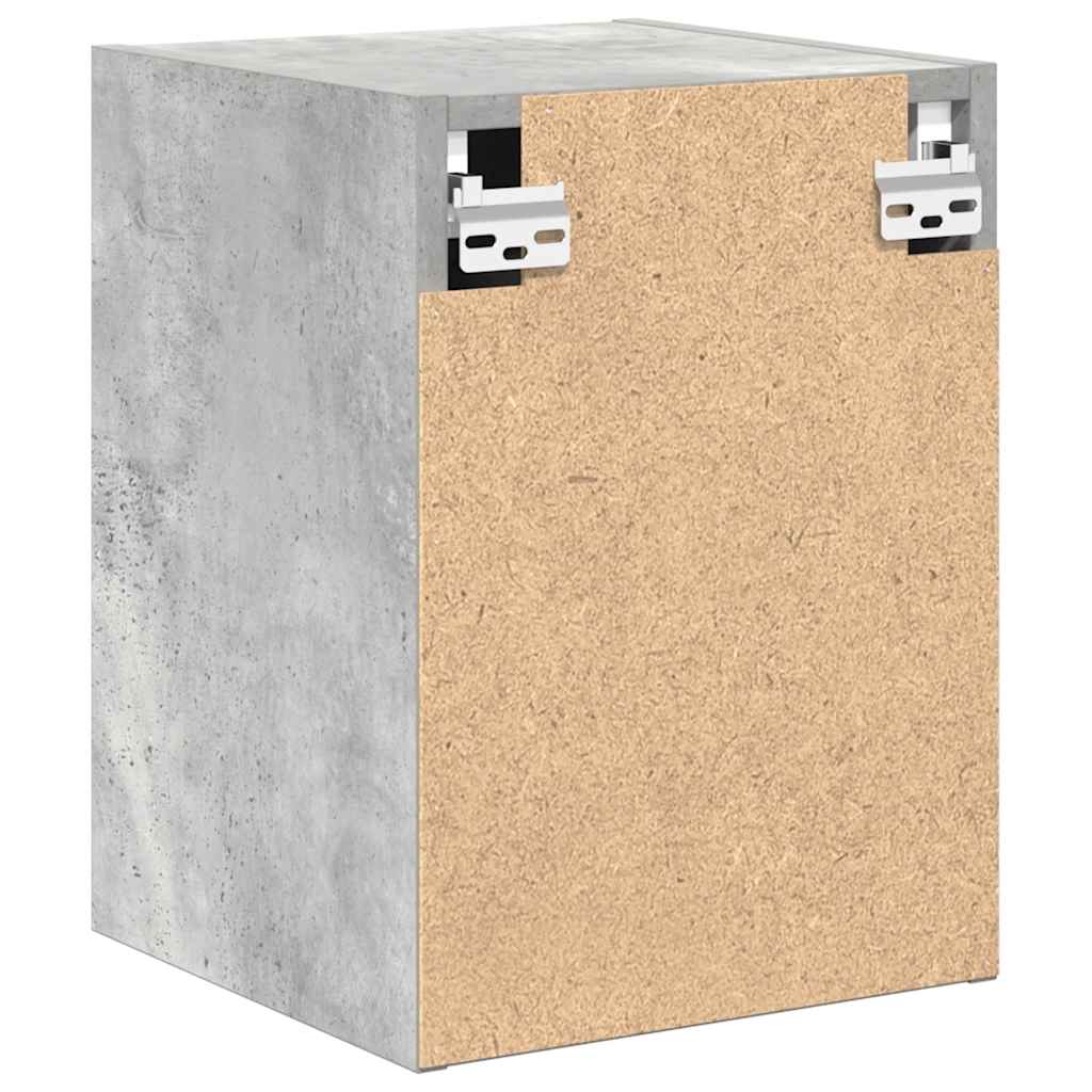 Garagewandkasten 2 st bewerkt hout betongrijs is nu te koop bij PeponiXL, paradijselijk wonen!