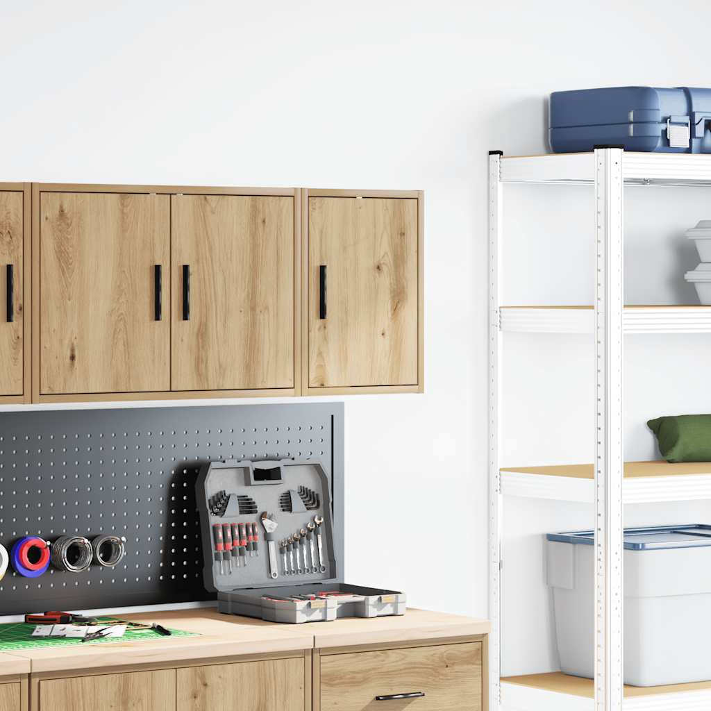 Garage wandkast bewerkt hout ambachtelijk eiken is nu te koop bij PeponiXL, paradijselijk wonen!
