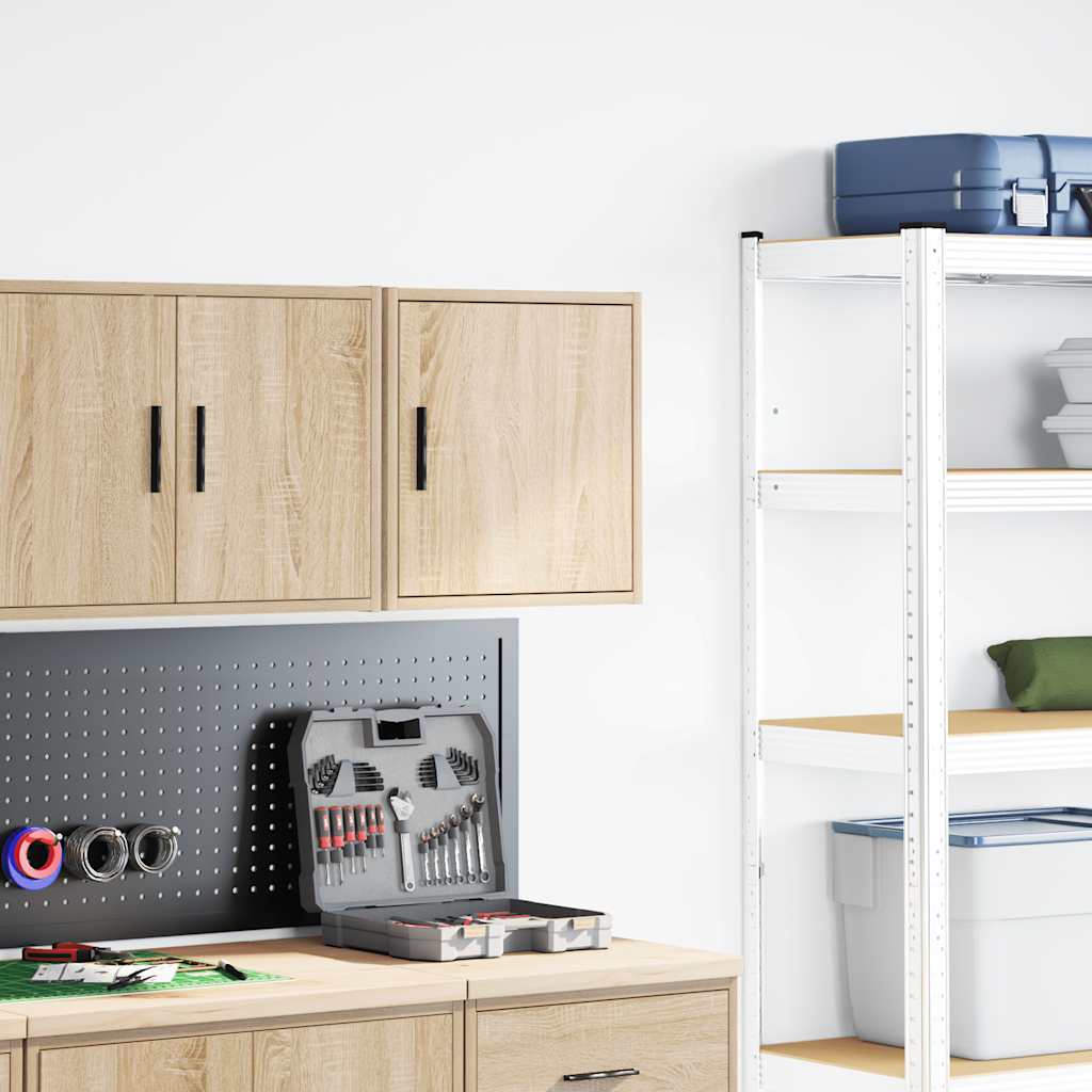 Garagewandkast sonoma bewerkt hout eikenkleurig is nu te koop bij PeponiXL, paradijselijk wonen!