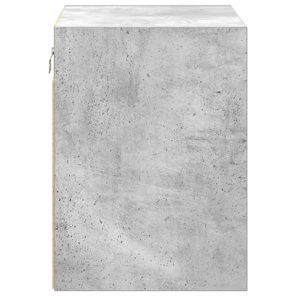 Garage wandkast betongrijs bewerkt hout is nu te koop bij PeponiXL, paradijselijk wonen!