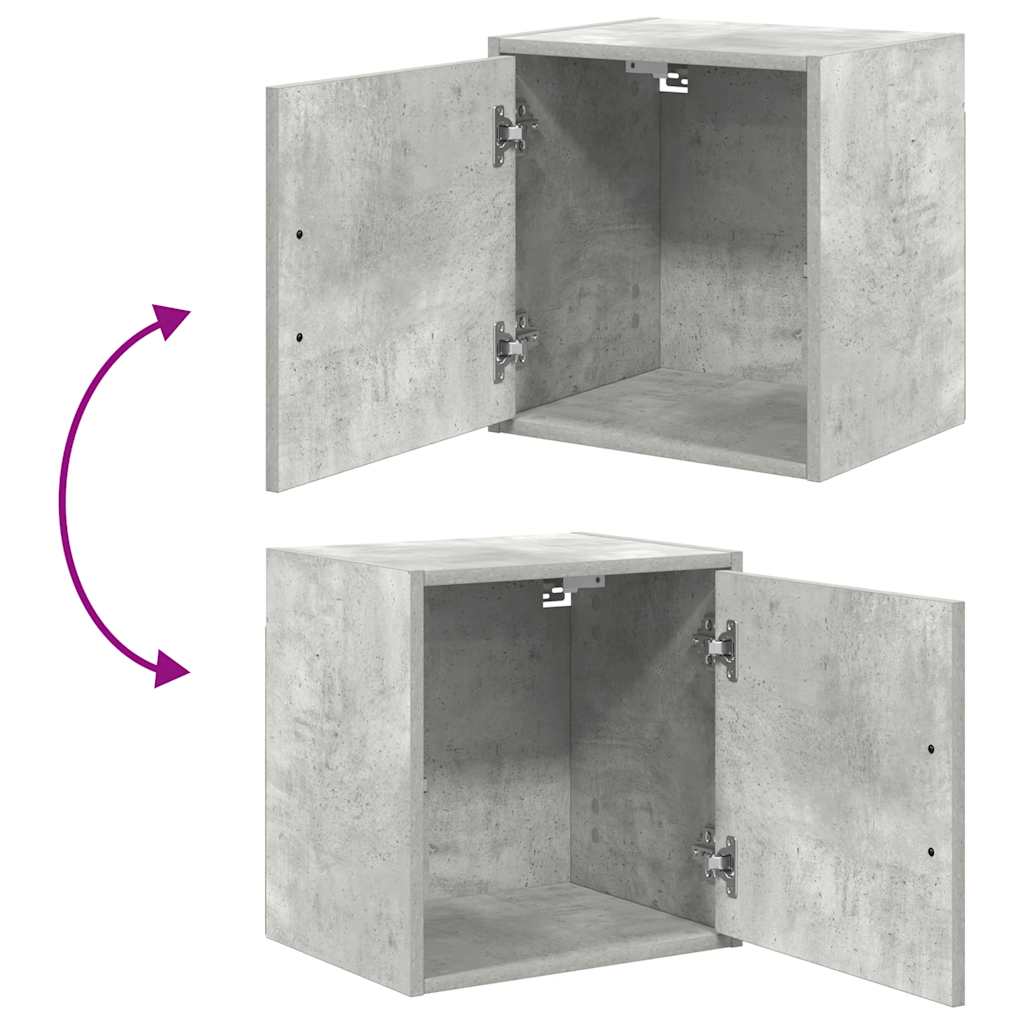 Garage wandkast betongrijs bewerkt hout is nu te koop bij PeponiXL, paradijselijk wonen!