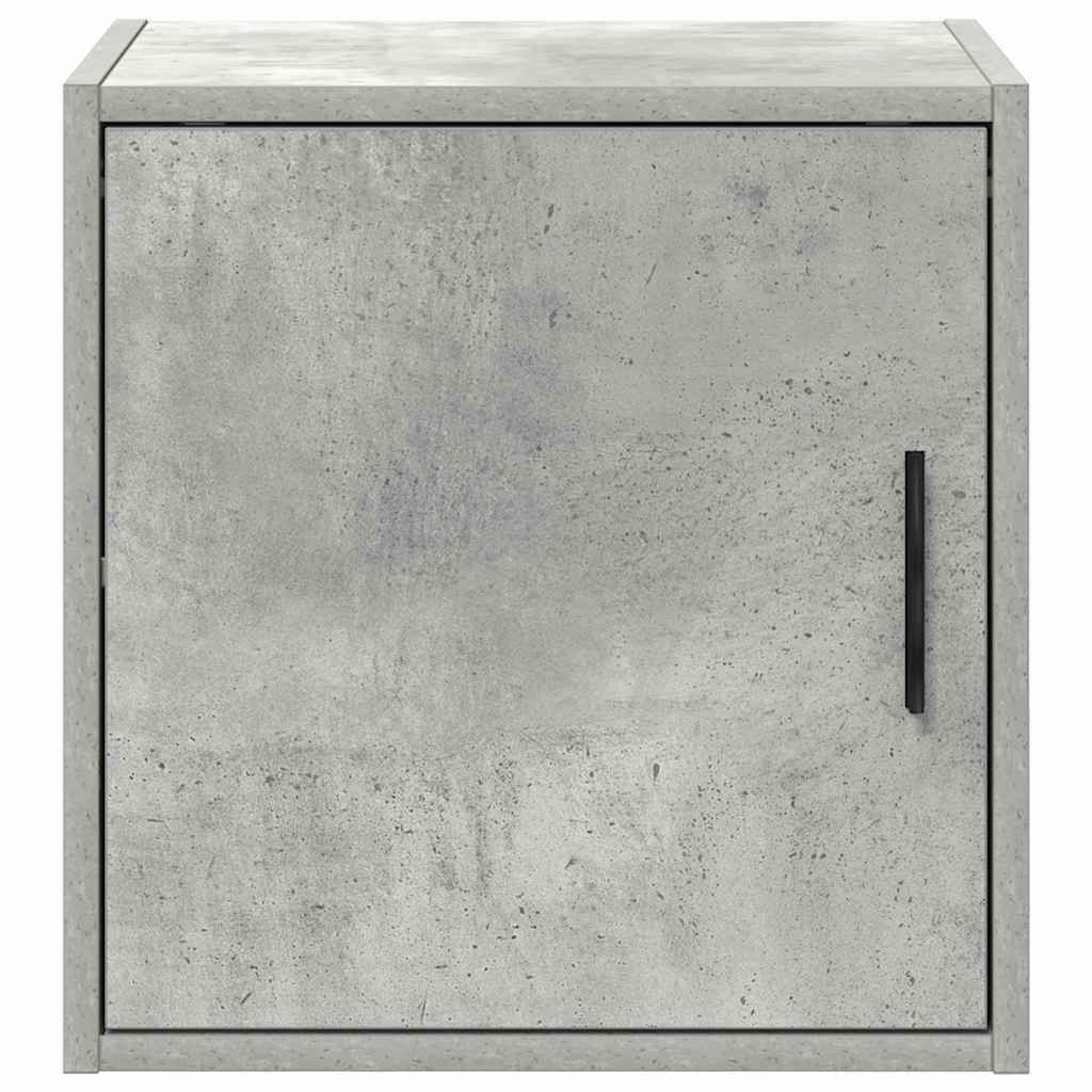 Garagewandkasten 2 st bewerkt hout betongrijs is nu te koop bij PeponiXL, paradijselijk wonen!