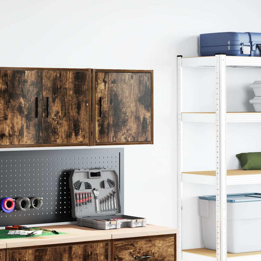 Garagewandkast bewerkt hout gerookt eiken is nu te koop bij PeponiXL, paradijselijk wonen!