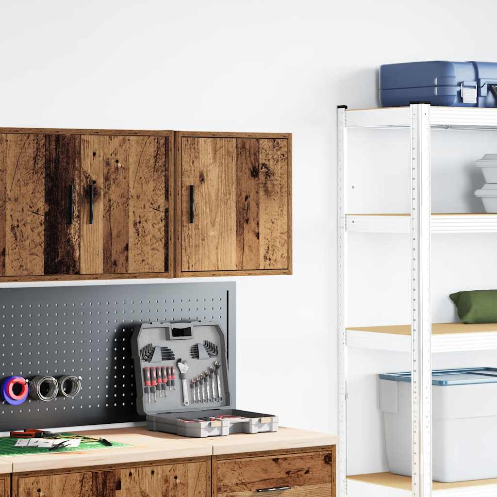 Garage wandkast bewerkt hout oud hout is nu te koop bij PeponiXL, paradijselijk wonen!