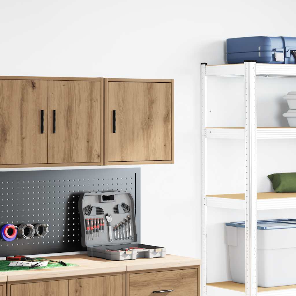 Garage wandkast bewerkt hout ambachtelijk eiken is nu te koop bij PeponiXL, paradijselijk wonen!