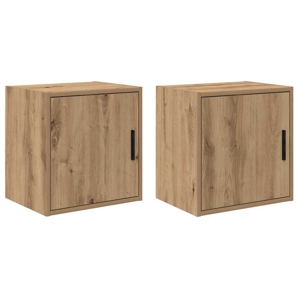 Garagewandkasten 2 st spaanplaat ambachtelijk eikenhout is nu te koop bij PeponiXL, paradijselijk wonen!