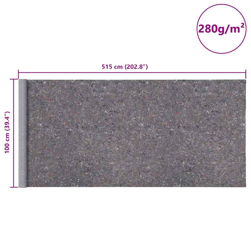 Antislip schildersvlies 5 m 280 g/m² grijs is nu te koop bij PeponiXL, paradijselijk wonen!