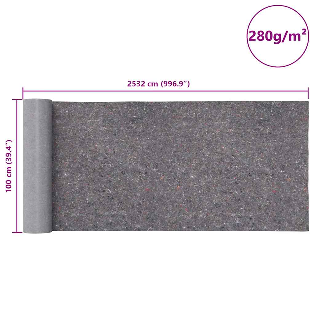 Antislip schildersvlies 25 m 280 g/m² grijs is nu te koop bij PeponiXL, paradijselijk wonen!