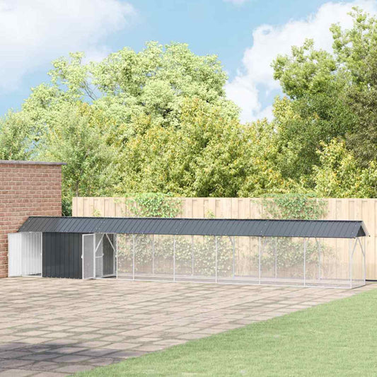 Vogelkooi Antraciet 844 x 103 x 142 cm Gegalvaniseerd staal is nu te koop bij PeponiXL, paradijselijk wonen!