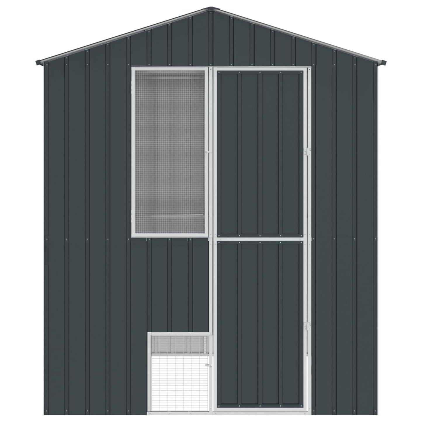 Vogelkooi Antraciet 215 x 210 x 247 cm Gegalvaniseerd staal is nu te koop bij PeponiXL, paradijselijk wonen!