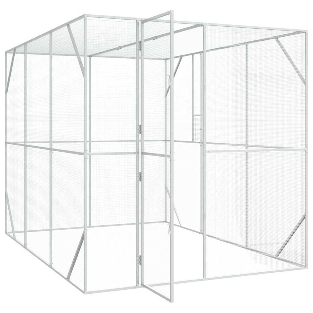 Vogelkooi Antraciet 210 x 304 x 213 cm Gegalvaniseerd staal is nu te koop bij PeponiXL, paradijselijk wonen!