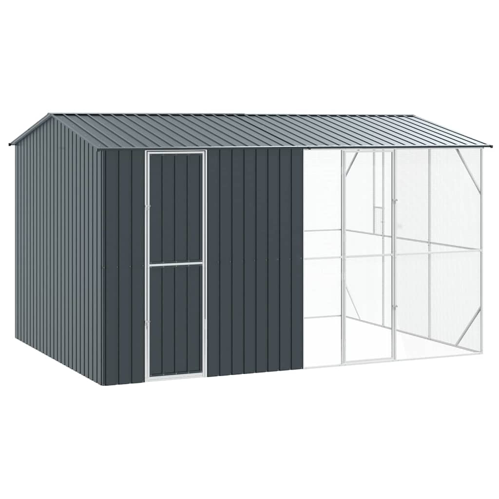 Vogelkooi Antraciet 430 x 310 x 247 cm Gegalvaniseerd staal is nu te koop bij PeponiXL, paradijselijk wonen!