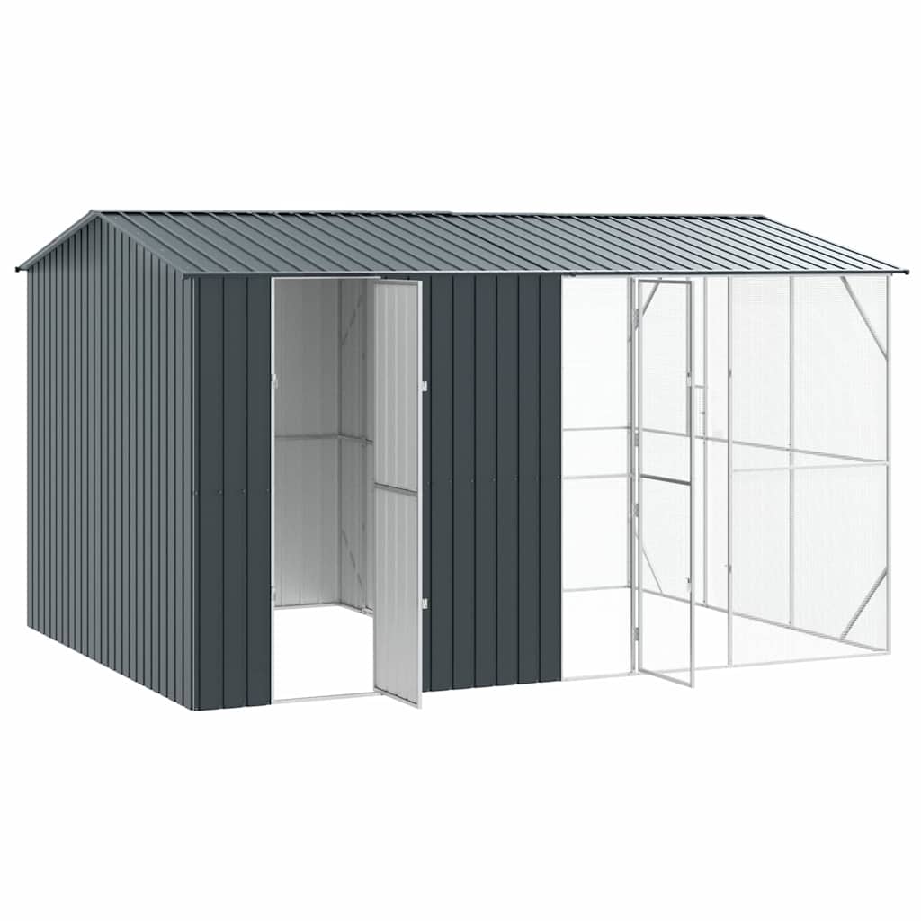 Vogelkooi Antraciet 430 x 310 x 247 cm Gegalvaniseerd staal is nu te koop bij PeponiXL, paradijselijk wonen!