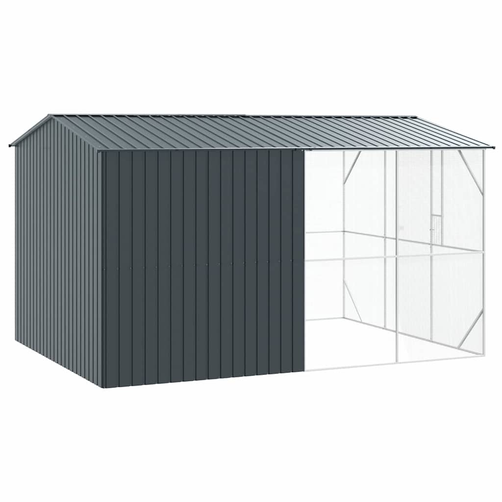 Vogelkooi Antraciet 430 x 310 x 247 cm Gegalvaniseerd staal is nu te koop bij PeponiXL, paradijselijk wonen!