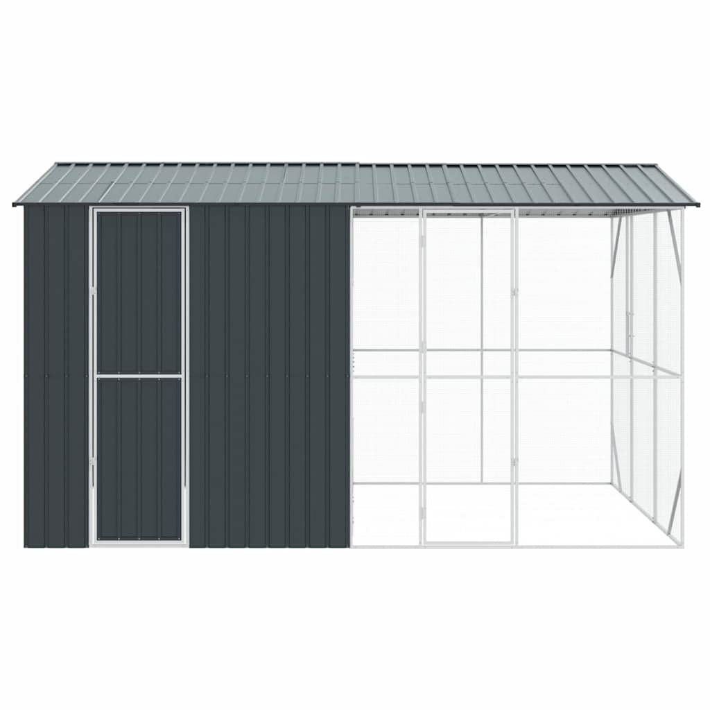 Vogelkooi Antraciet 430 x 310 x 247 cm Gegalvaniseerd staal is nu te koop bij PeponiXL, paradijselijk wonen!