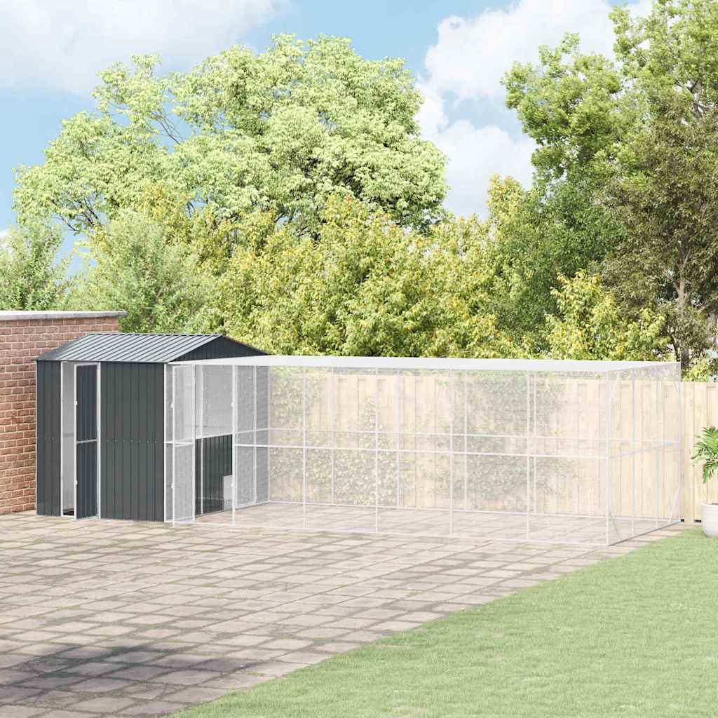 Vogelkooi Antraciet 845 x 304 x 247 cm Gegalvaniseerd staal is nu te koop bij PeponiXL, paradijselijk wonen!