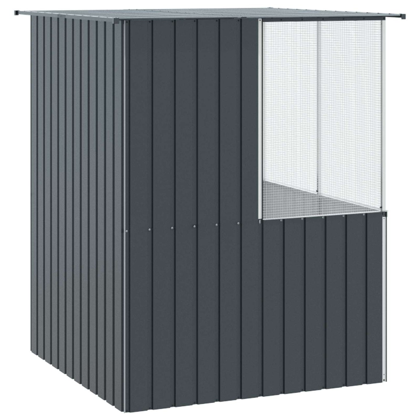 Vogelkooi Antraciet 165 x 165 x 200 cm Gegalvaniseerd staal is nu te koop bij PeponiXL, paradijselijk wonen!