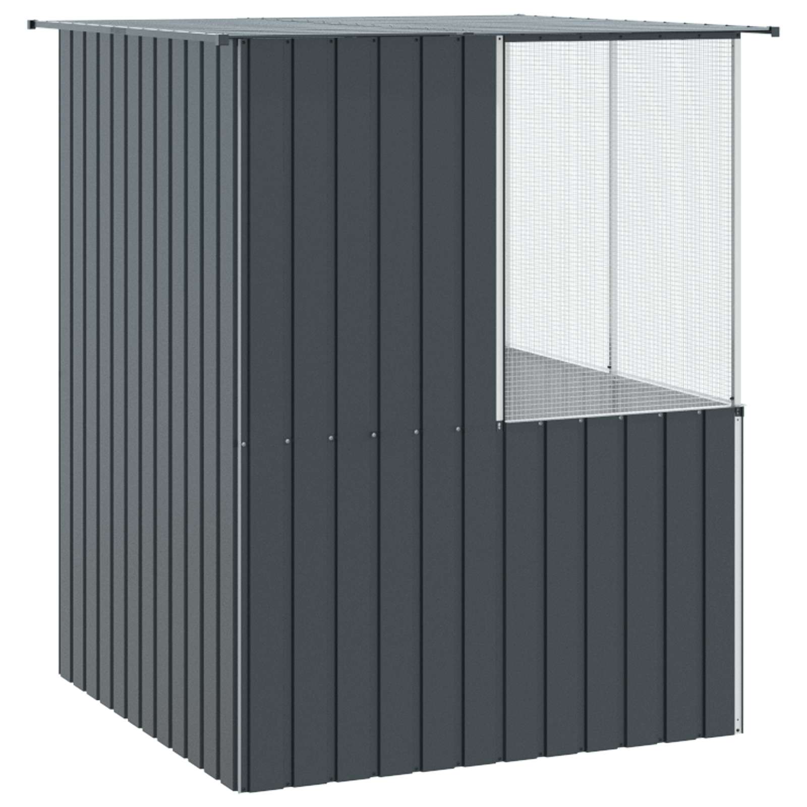 Vogelkooi Antraciet 165 x 165 x 200 cm Gegalvaniseerd staal is nu te koop bij PeponiXL, paradijselijk wonen!