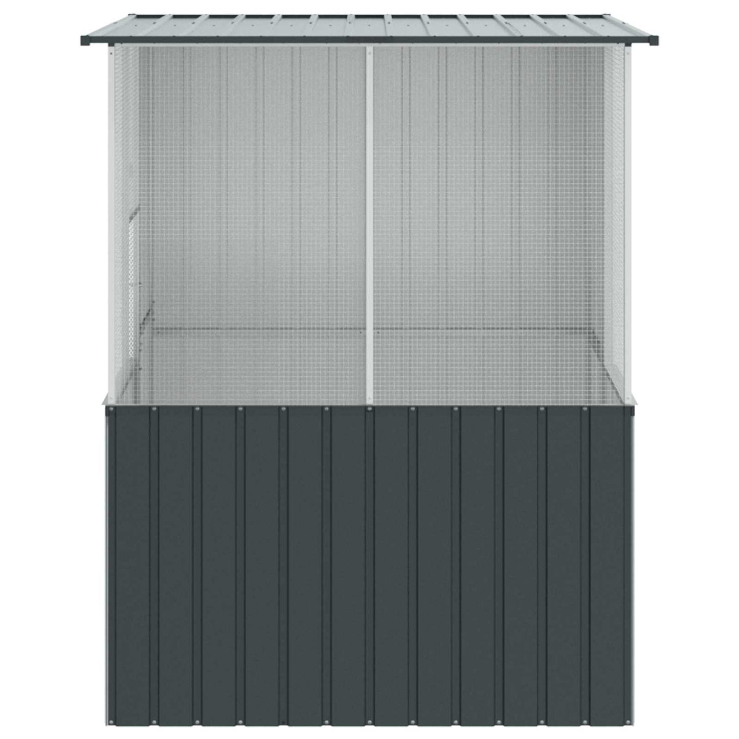 Vogelkooi Antraciet 165 x 165 x 200 cm Gegalvaniseerd staal is nu te koop bij PeponiXL, paradijselijk wonen!