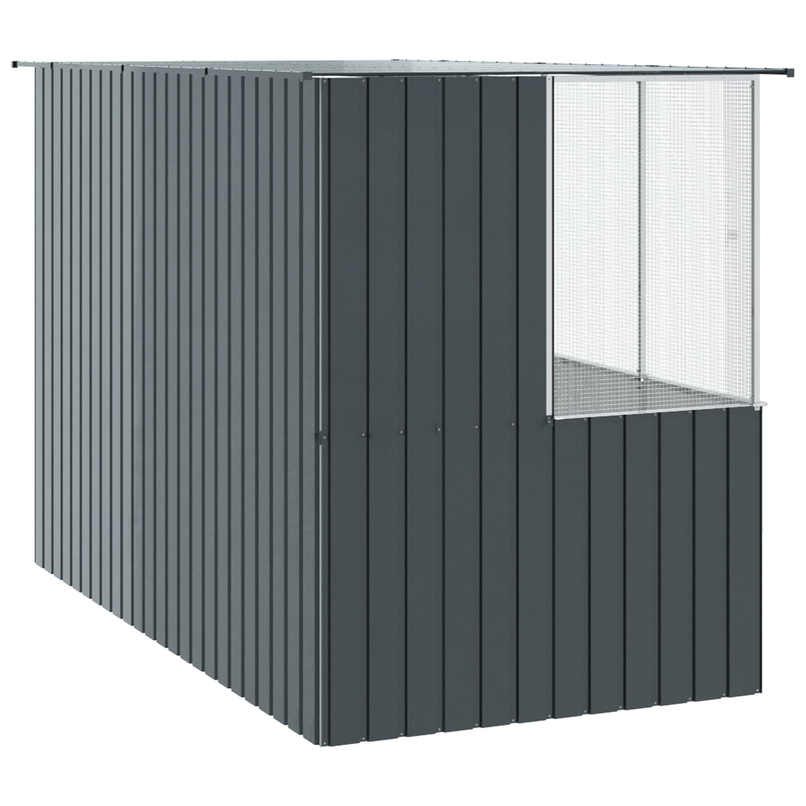 Vogelkooi Antraciet 165 x 318 x 200 cm Gegalvaniseerd staal is nu te koop bij PeponiXL, paradijselijk wonen!
