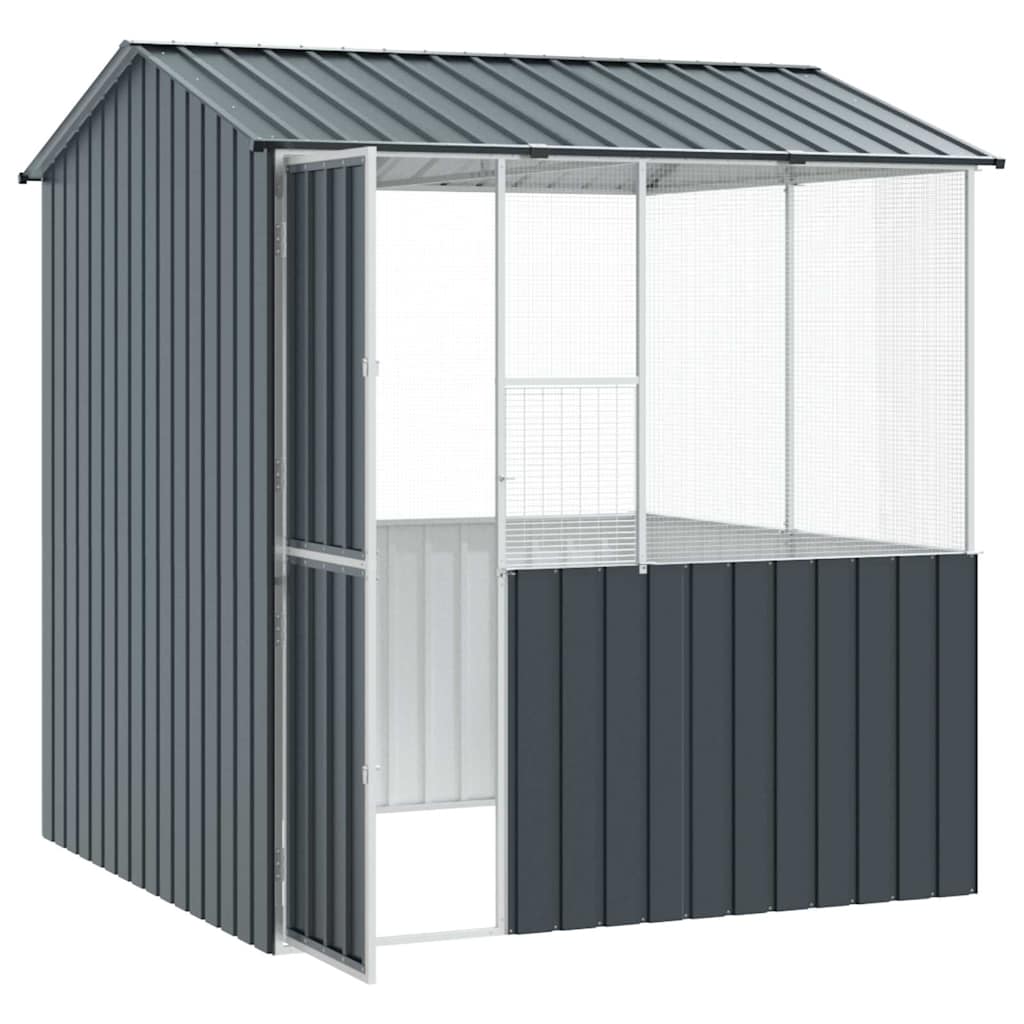 Vogelkooi Antraciet 215 x 209 x 230 cm Gegalvaniseerd staal is nu te koop bij PeponiXL, paradijselijk wonen!