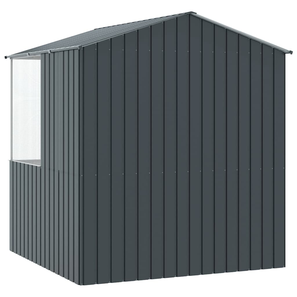 Vogelkooi Antraciet 215 x 209 x 230 cm Gegalvaniseerd staal is nu te koop bij PeponiXL, paradijselijk wonen!