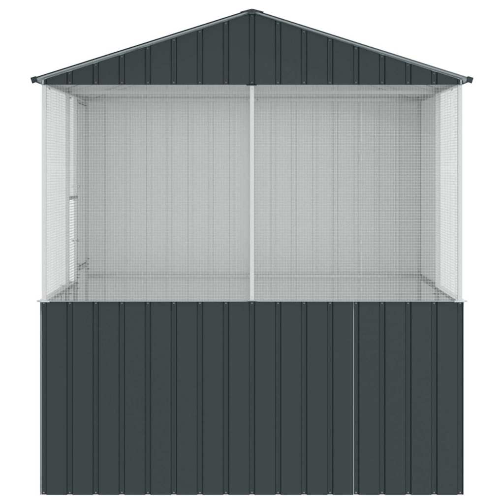 Vogelkooi Antraciet 215 x 209 x 230 cm Gegalvaniseerd staal is nu te koop bij PeponiXL, paradijselijk wonen!