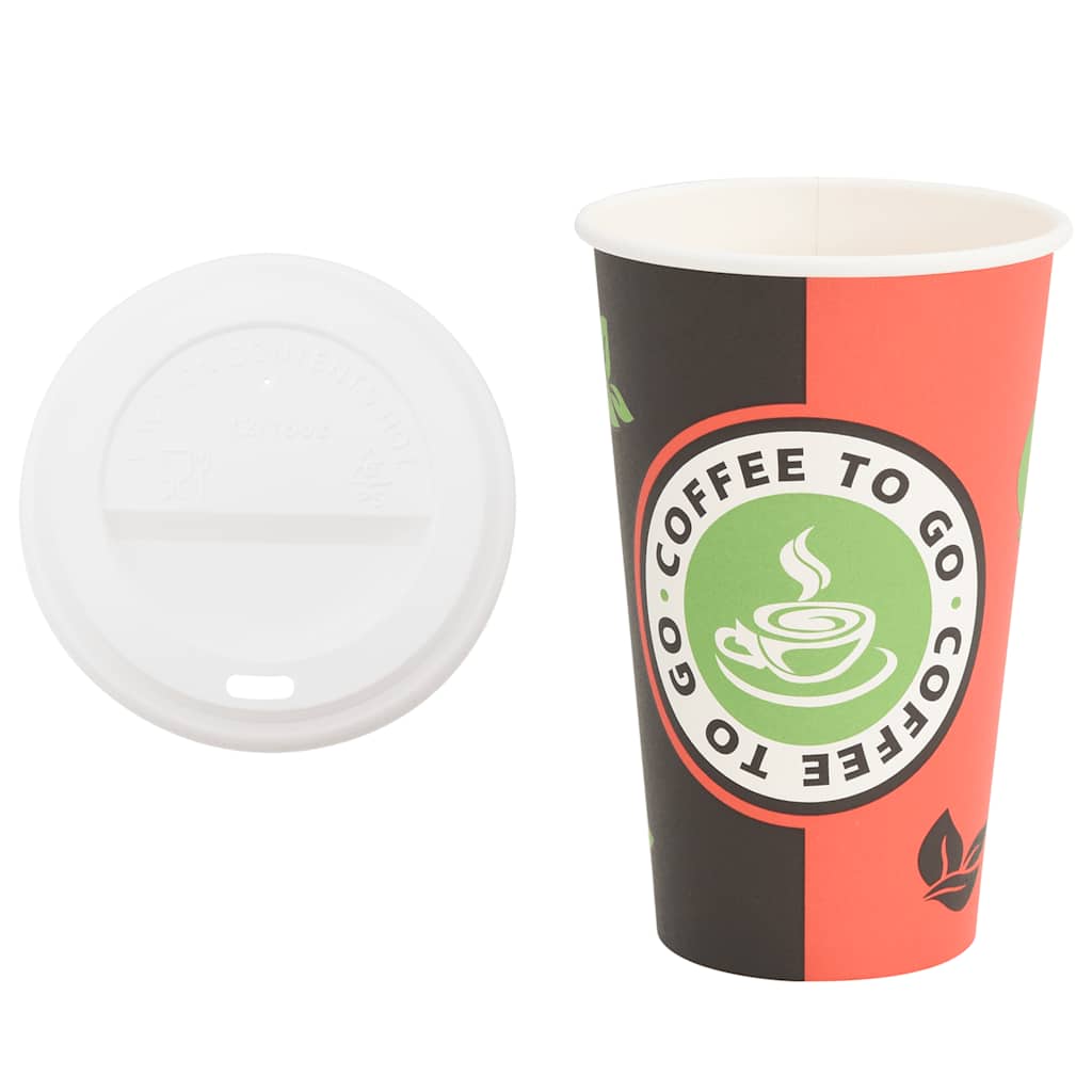 Papieren koffiekopjes met deksel 1000 st 16oz 400 ml is nu te koop bij PeponiXL, paradijselijk wonen!
