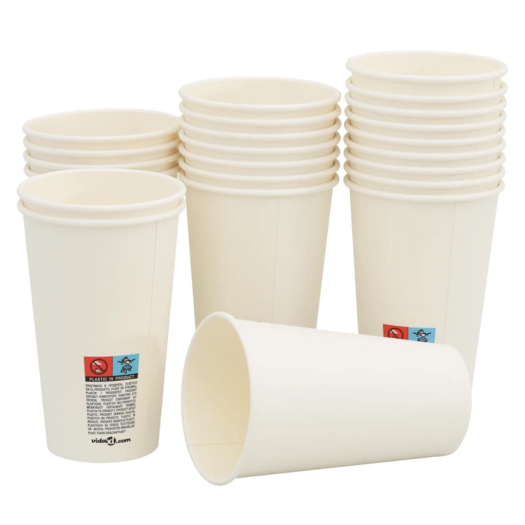 Papieren koffiekopjes met deksel 1000 st 16oz 400 ml is nu te koop bij PeponiXL, paradijselijk wonen!