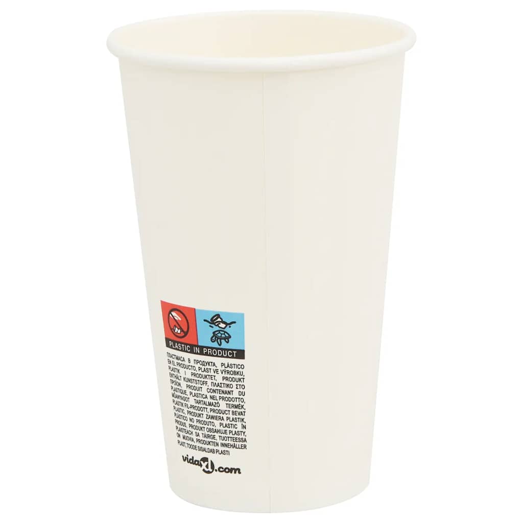 Papieren koffiekopjes met deksel 1000 st 16oz 400 ml is nu te koop bij PeponiXL, paradijselijk wonen!