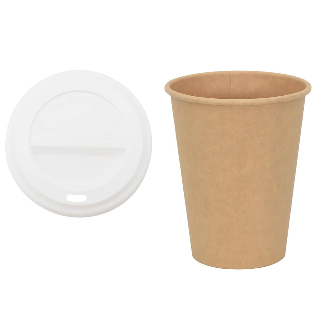 Papieren koffiekopjes met deksel 1000 st 12oz 300 ml is nu te koop bij PeponiXL, paradijselijk wonen!