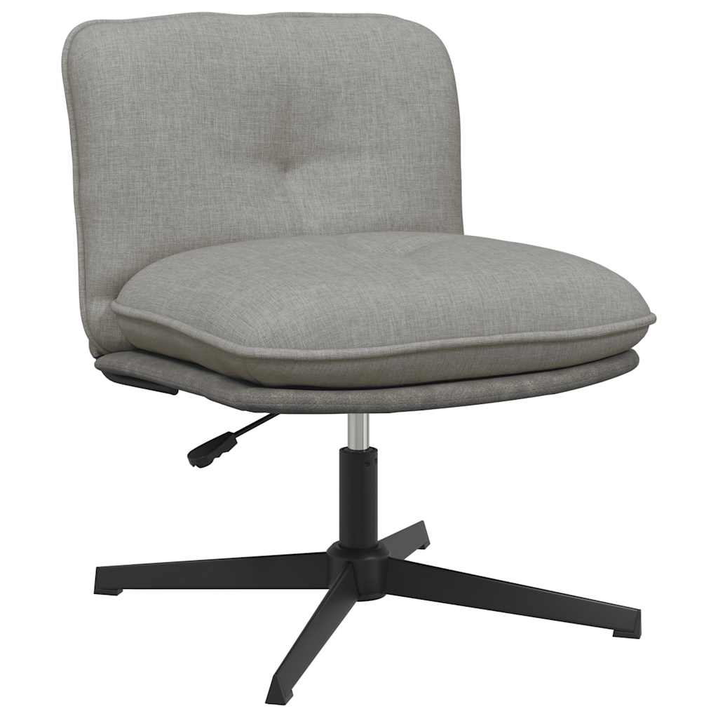 Kantoorstoel draaibaar stof lichtgrijs is nu te koop bij PeponiXL, paradijselijk wonen!