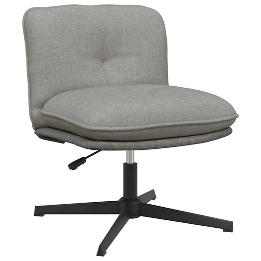 Kantoorstoel draaibaar stof lichtgrijs is nu te koop bij PeponiXL, paradijselijk wonen!
