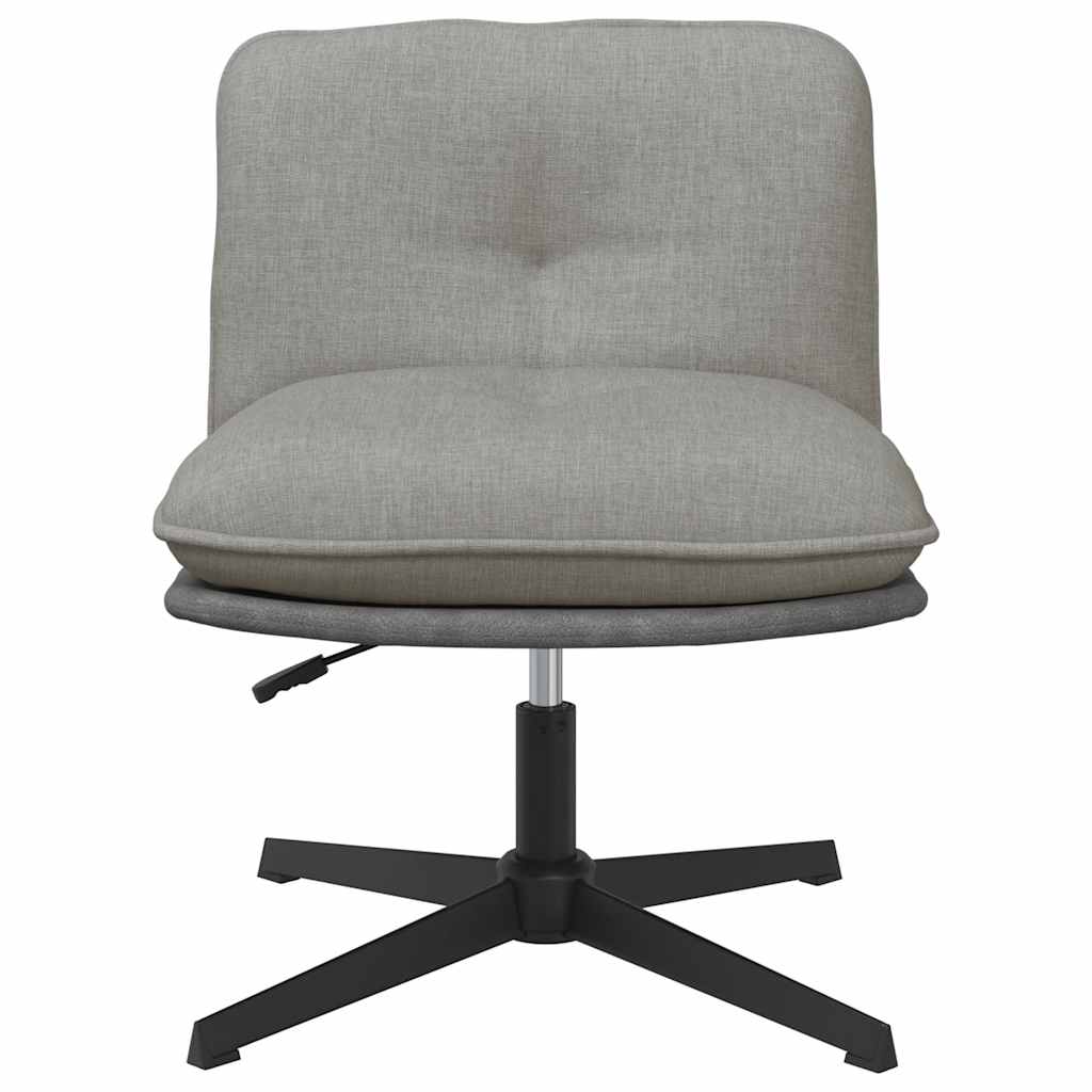 Kantoorstoel draaibaar stof lichtgrijs is nu te koop bij PeponiXL, paradijselijk wonen!