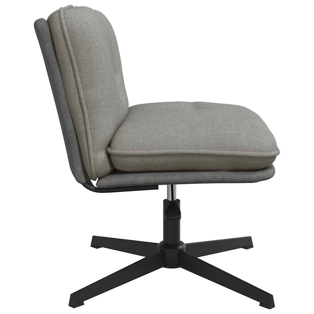 Kantoorstoel draaibaar stof lichtgrijs is nu te koop bij PeponiXL, paradijselijk wonen!