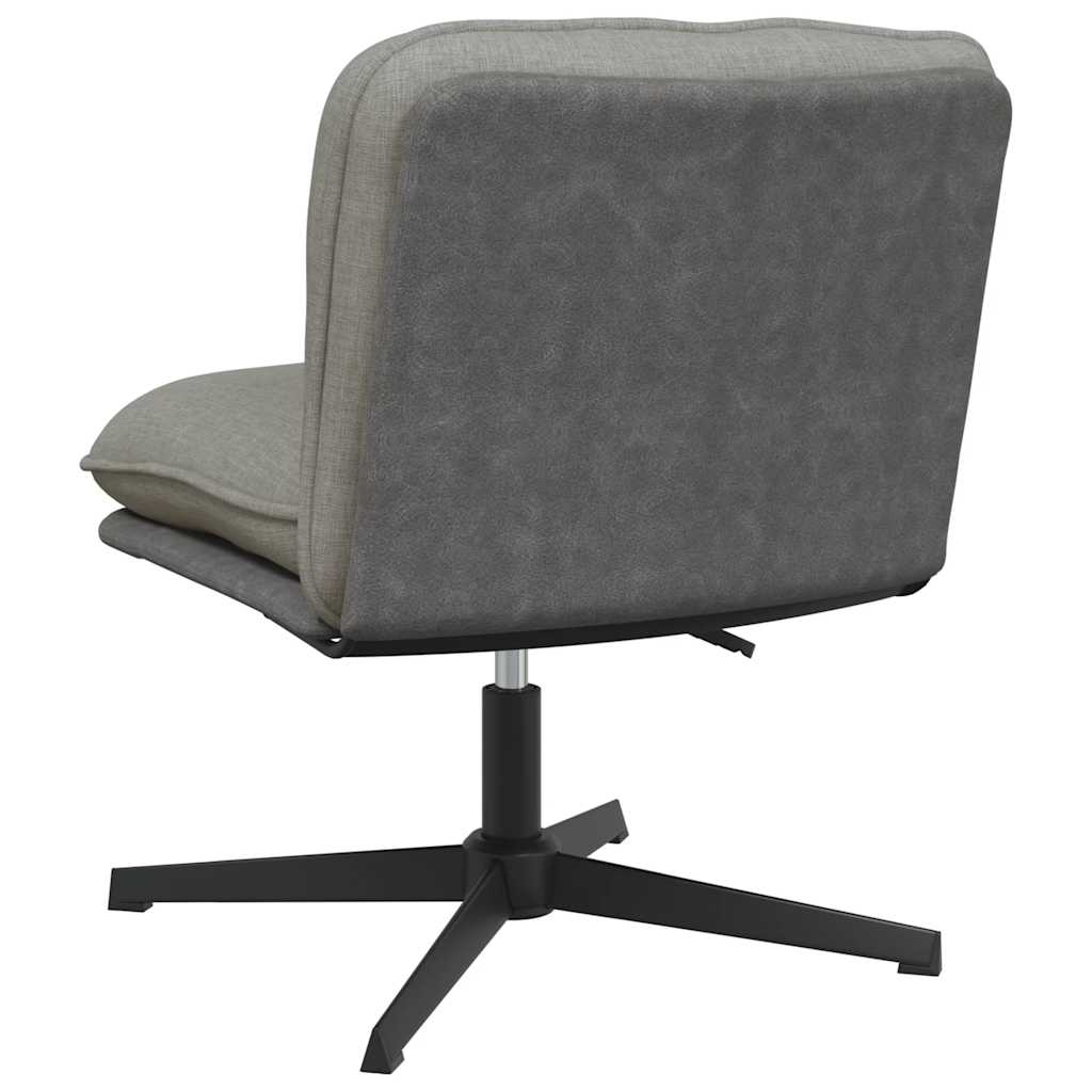 Kantoorstoel draaibaar stof lichtgrijs is nu te koop bij PeponiXL, paradijselijk wonen!