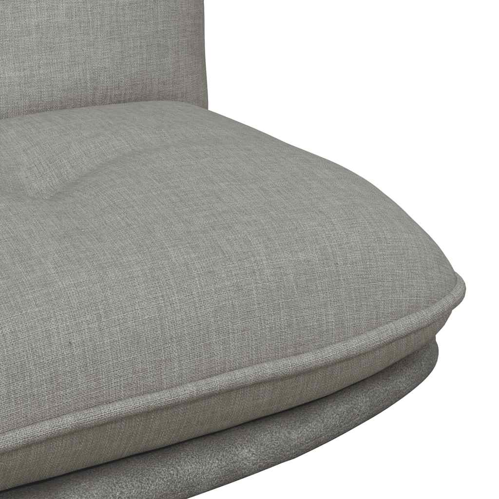 Kantoorstoel draaibaar stof lichtgrijs is nu te koop bij PeponiXL, paradijselijk wonen!