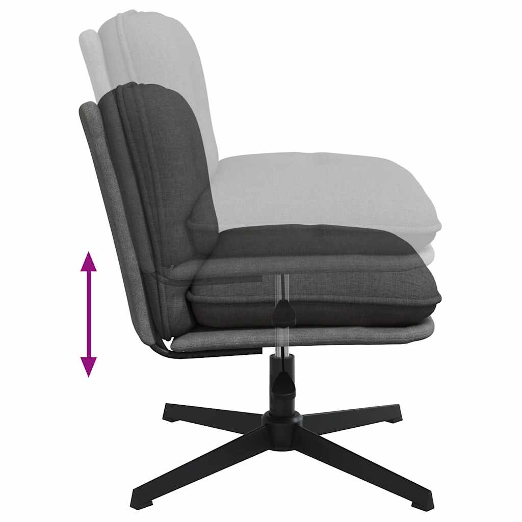 Kantoorstoel draaibaar stof donkergrijs is nu te koop bij PeponiXL, paradijselijk wonen!