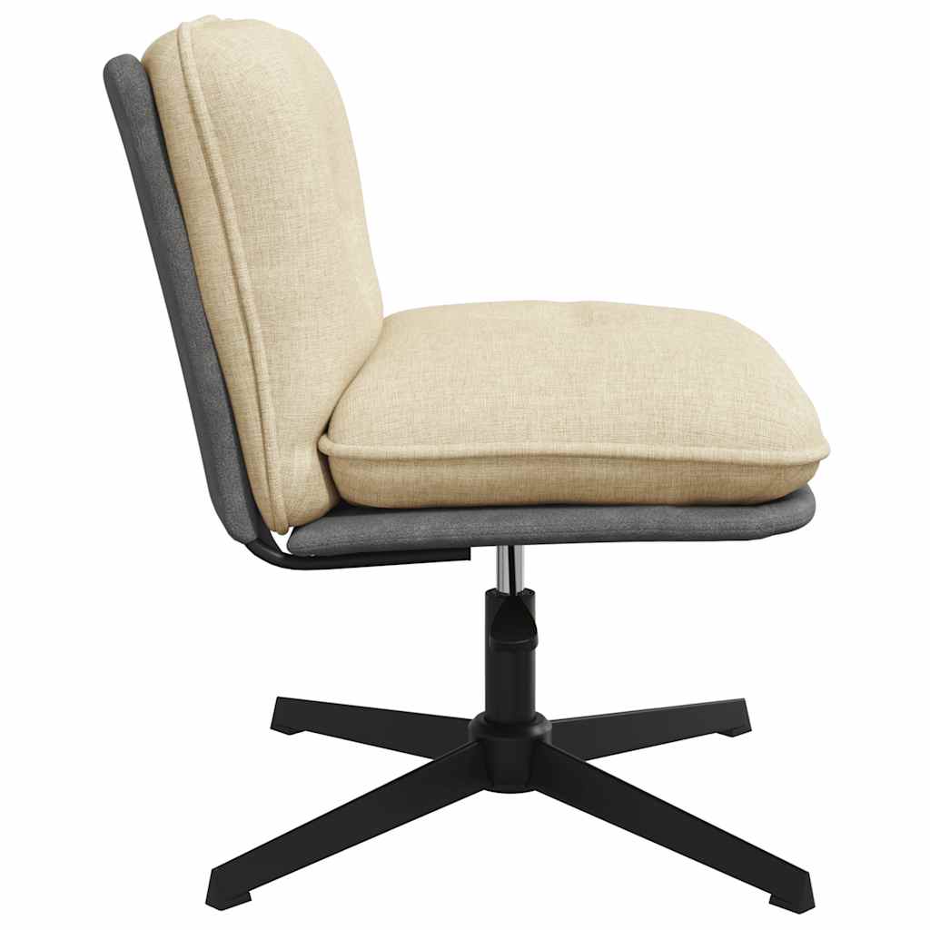 Kantoorstoel draaibaar stof crèmekleurig is nu te koop bij PeponiXL, paradijselijk wonen!