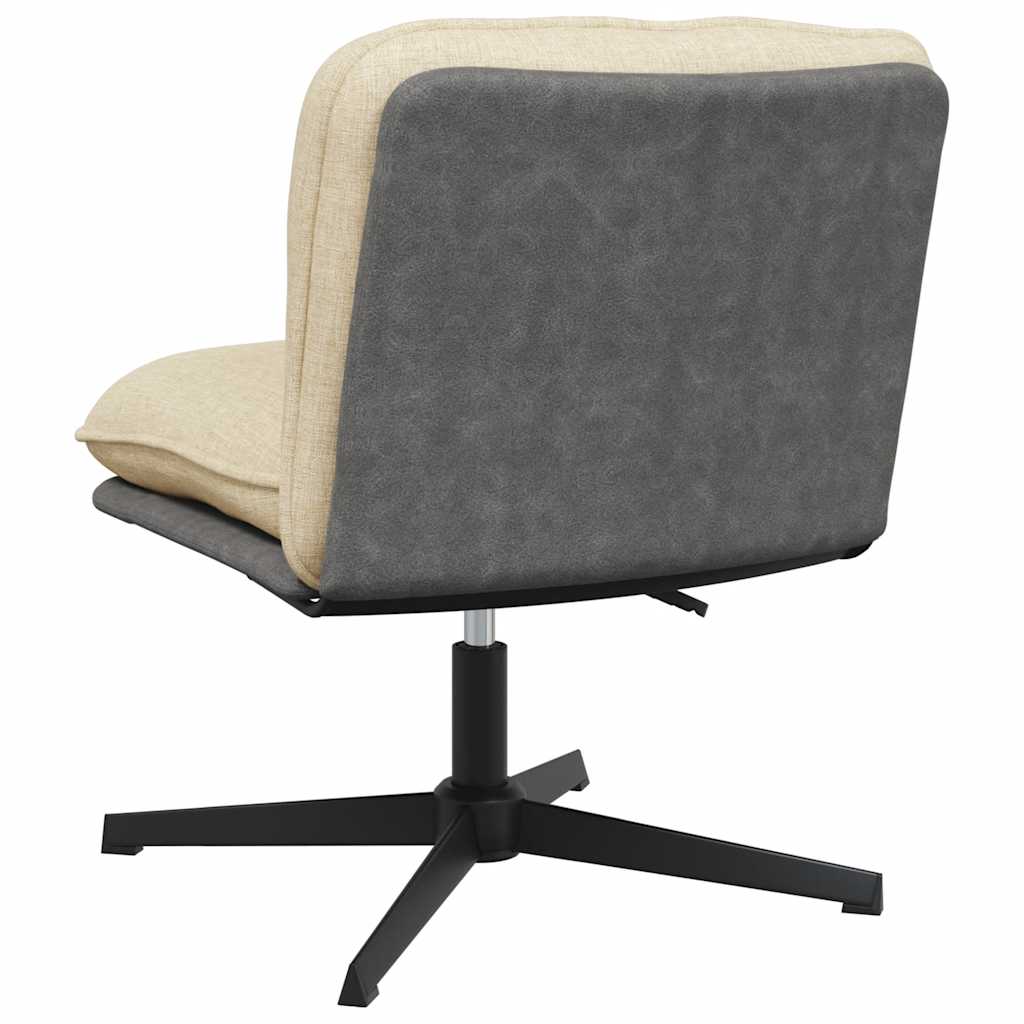 Kantoorstoel draaibaar stof crèmekleurig is nu te koop bij PeponiXL, paradijselijk wonen!