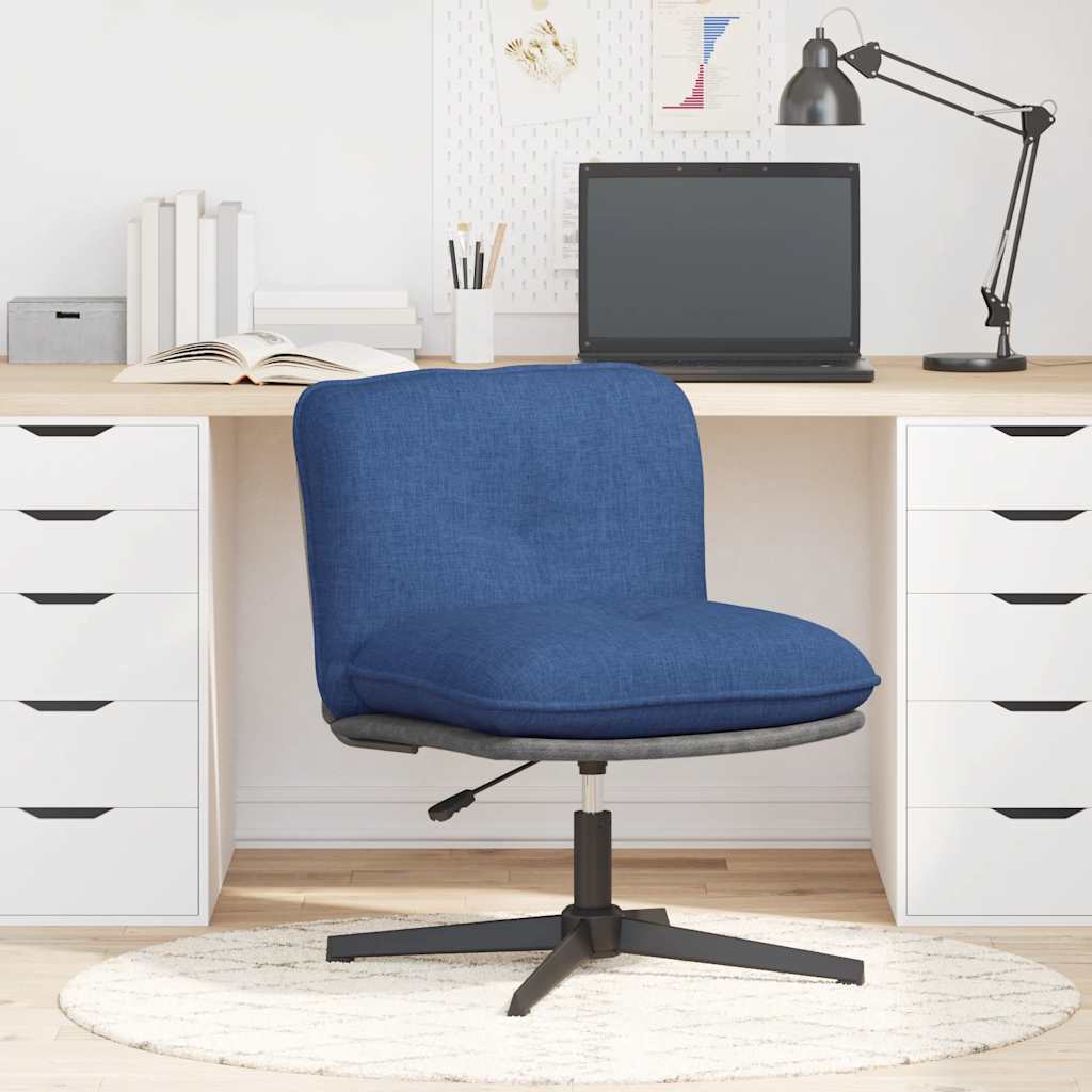Kantoorstoel draaibaar stof blauw is nu te koop bij PeponiXL, paradijselijk wonen!