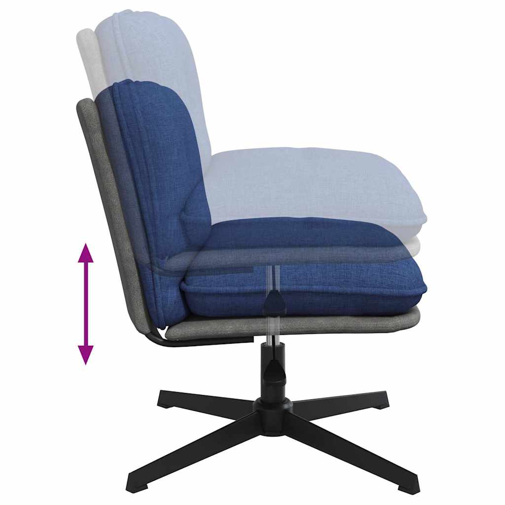Kantoorstoel draaibaar stof blauw is nu te koop bij PeponiXL, paradijselijk wonen!