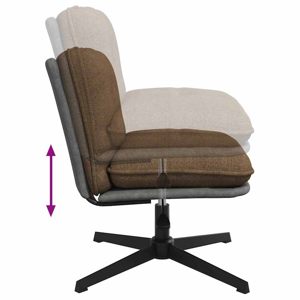 Kantoorstoel draaibaar stof taupe is nu te koop bij PeponiXL, paradijselijk wonen!