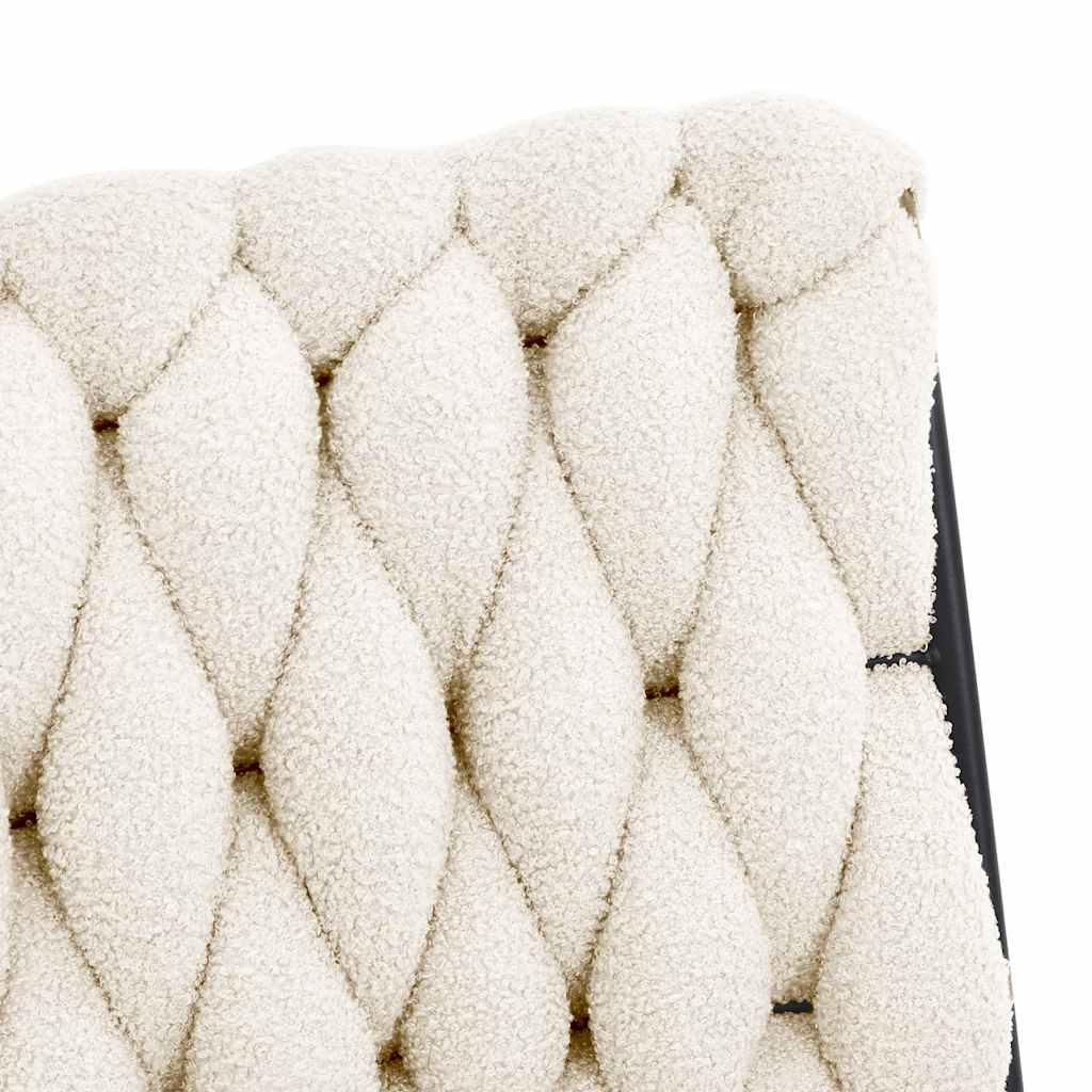 Bureaustoel crèmekleurig wolachtige stof is nu te koop bij PeponiXL, paradijselijk wonen!