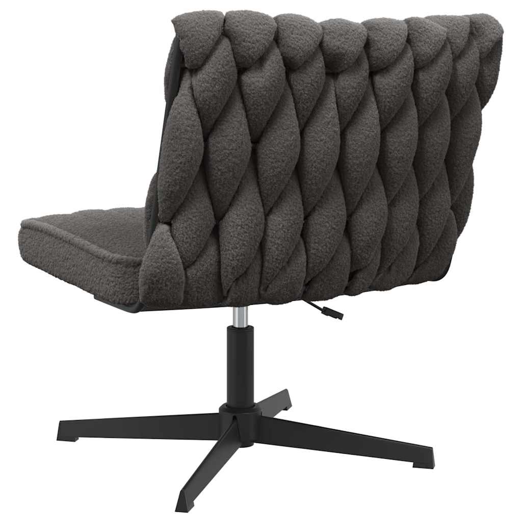 Bureaustoel donkergrijs wolachtige stof is nu te koop bij PeponiXL, paradijselijk wonen!
