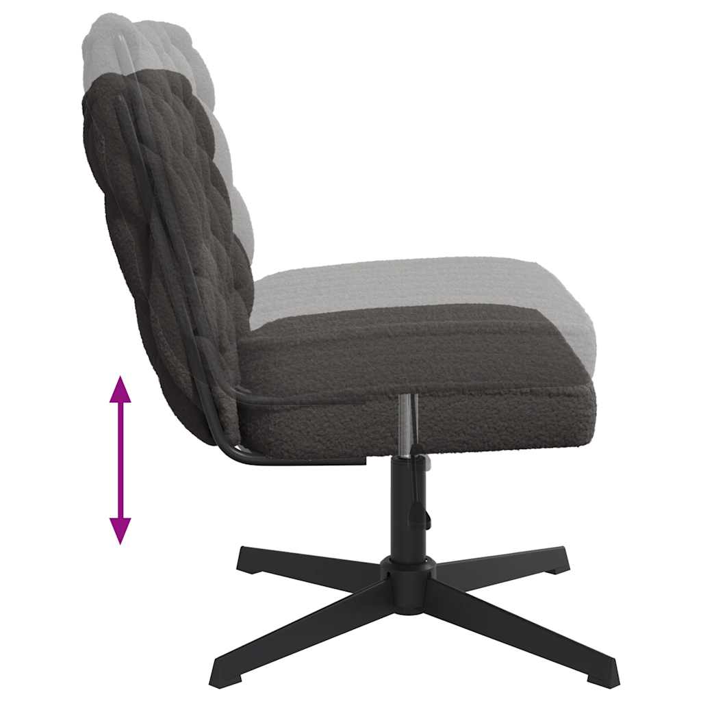 Bureaustoel donkergrijs wolachtige stof is nu te koop bij PeponiXL, paradijselijk wonen!