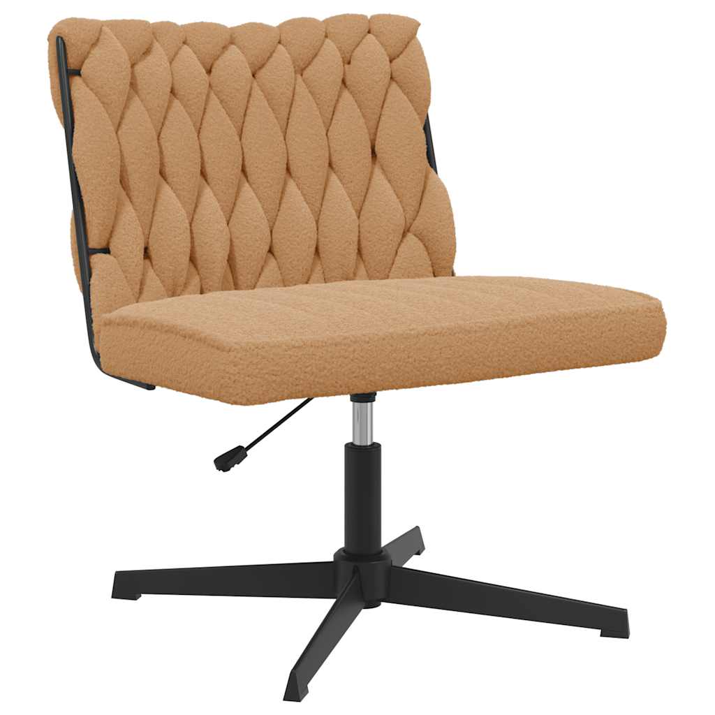 Bureaustoel beige wolachtige stof is nu te koop bij PeponiXL, paradijselijk wonen!