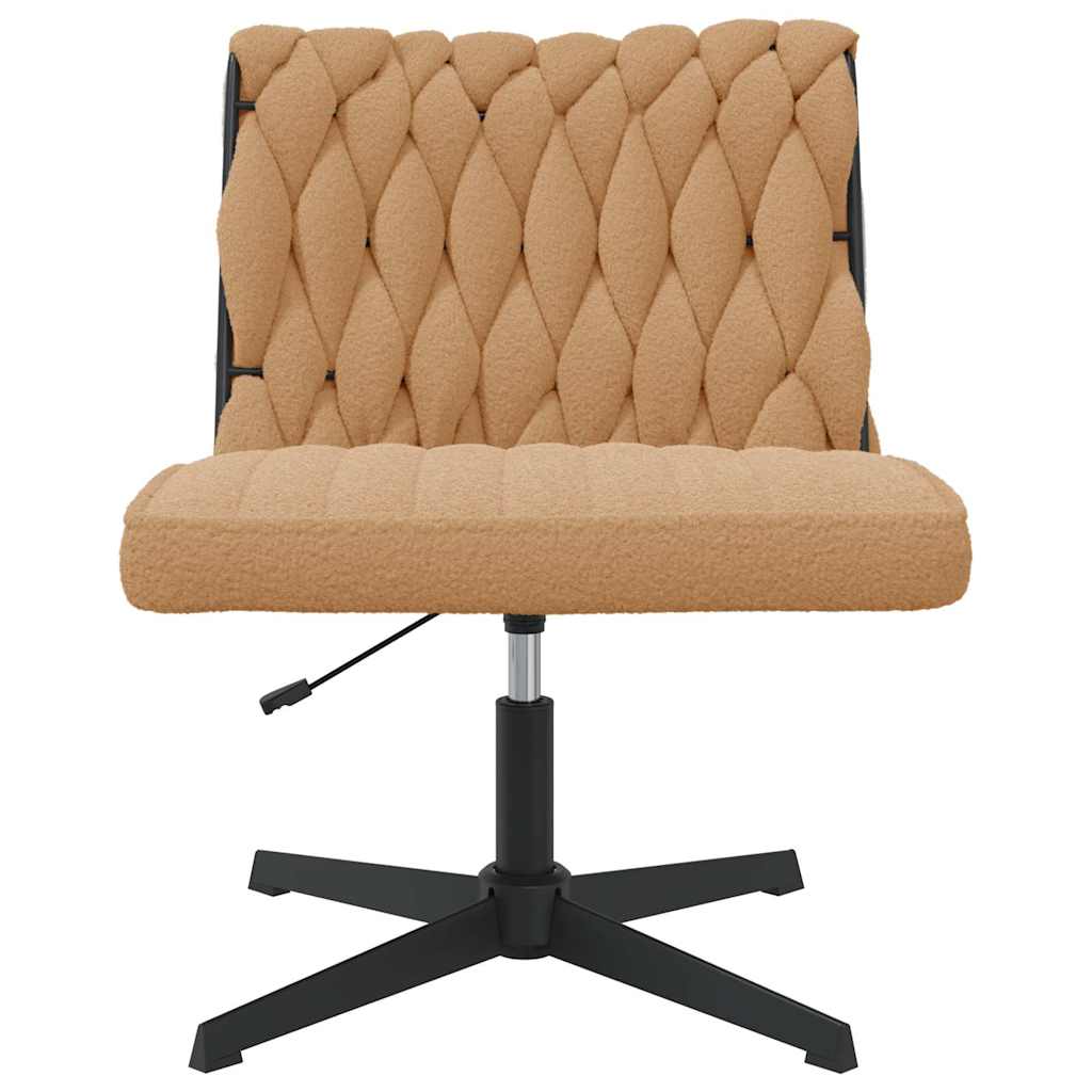 Bureaustoel beige wolachtige stof is nu te koop bij PeponiXL, paradijselijk wonen!